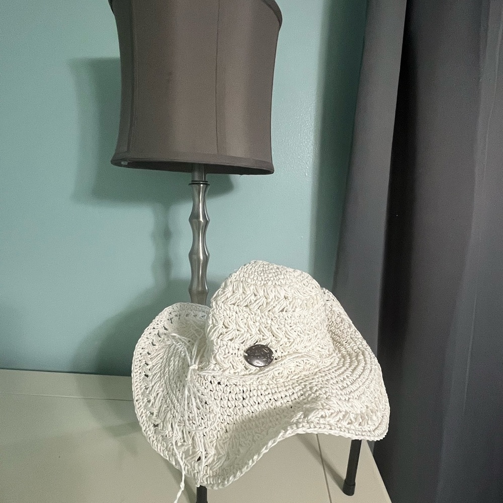 Panama Jack Cream Crochet sun Hat